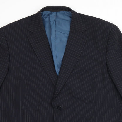 Mens UK Size 48 Marks and Spencer Regular Blue Suit Jacket