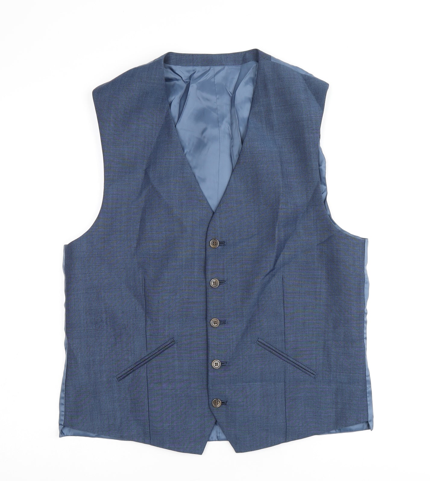 Mens UK Size 40 Fellini Regular Blue Suit Jacket