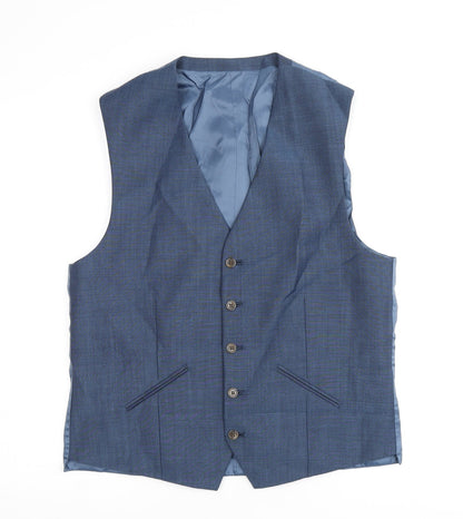 Mens UK Size 40 Fellini Regular Blue Suit Jacket