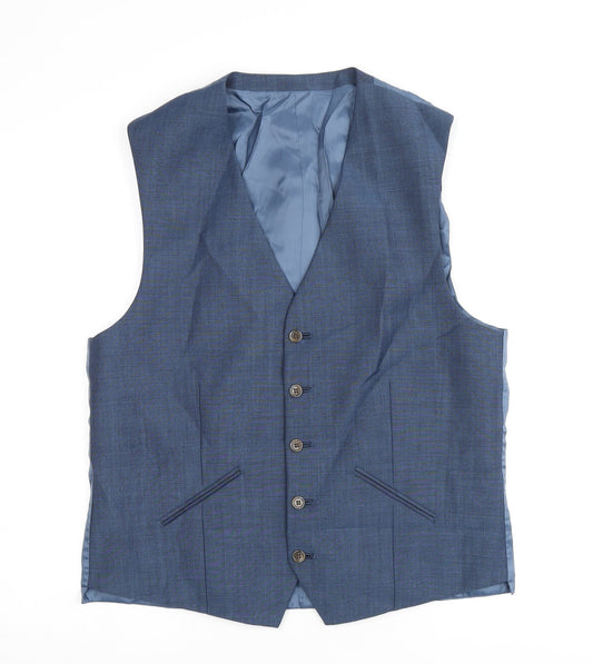 Mens UK Size 40 Fellini Regular Blue Suit Jacket
