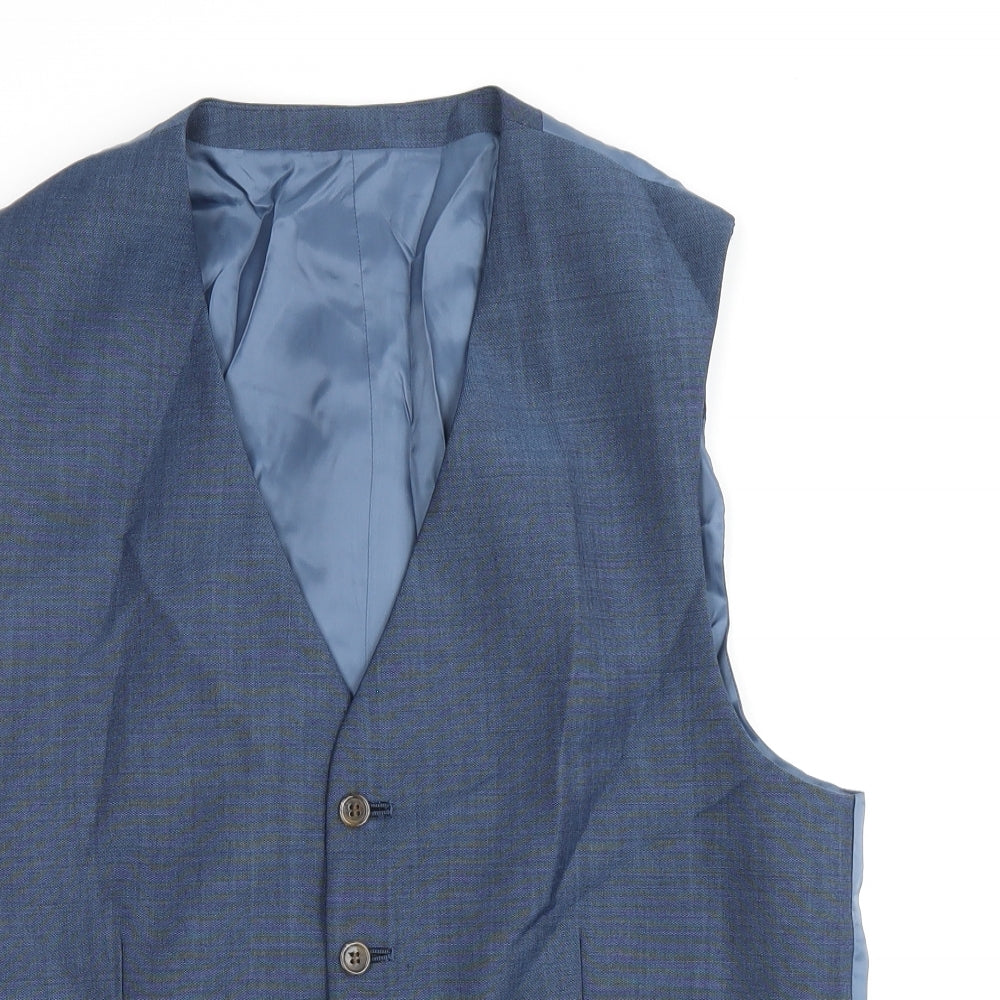 Mens UK Size 40 Fellini Regular Blue Suit Jacket
