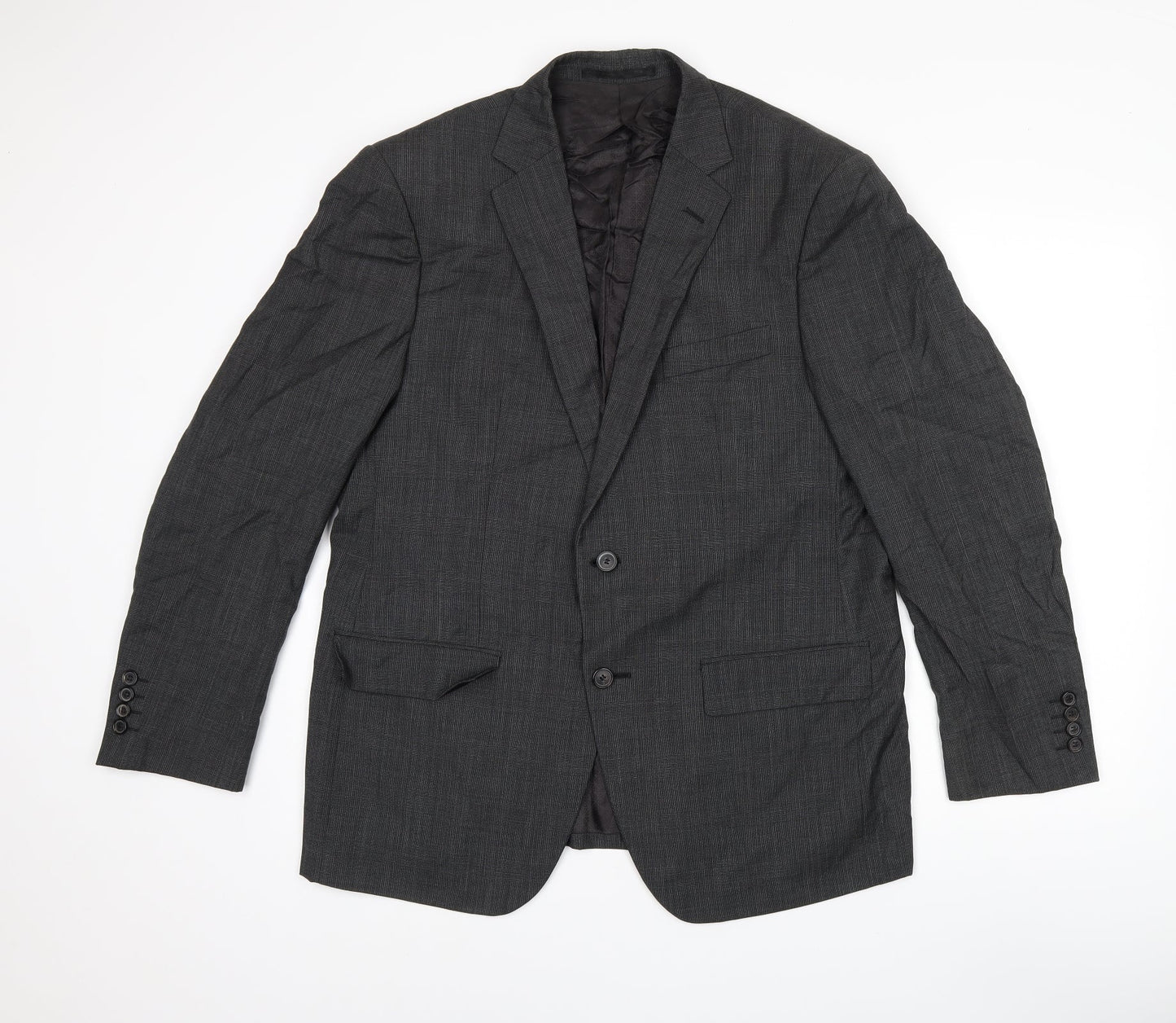 Mens UK Size 42 Marks and Spencer Regular Grey Suit Jacket