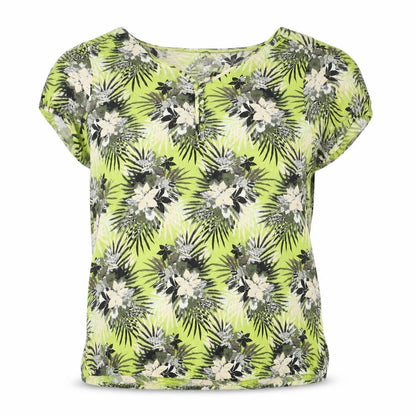 Womens UK Size 10 Maine Green Basic T-Shirt