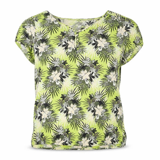 Womens UK Size 10 Maine Green Basic T-Shirt