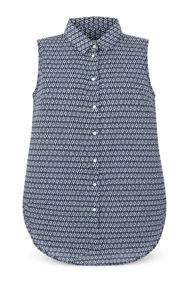 Womens UK Size 8 H&M Black Basic Button-Up
