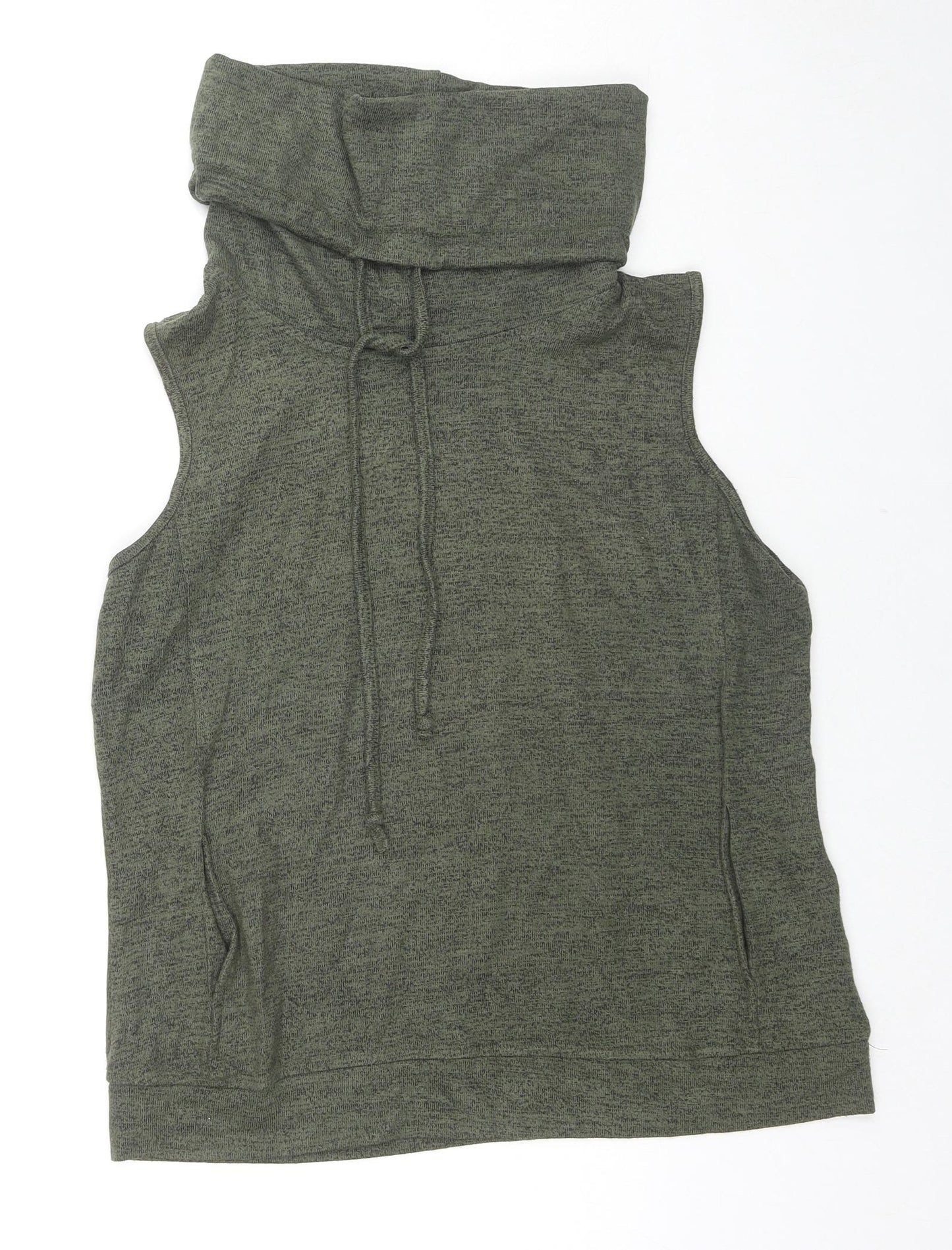 Womens UK Size 12 Select Green Vest Jumper