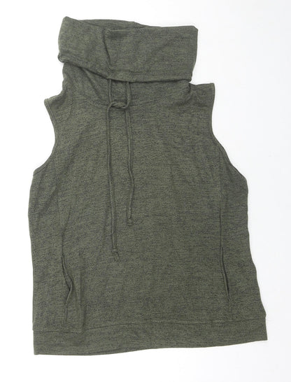 Womens UK Size 12 Select Green Vest Jumper