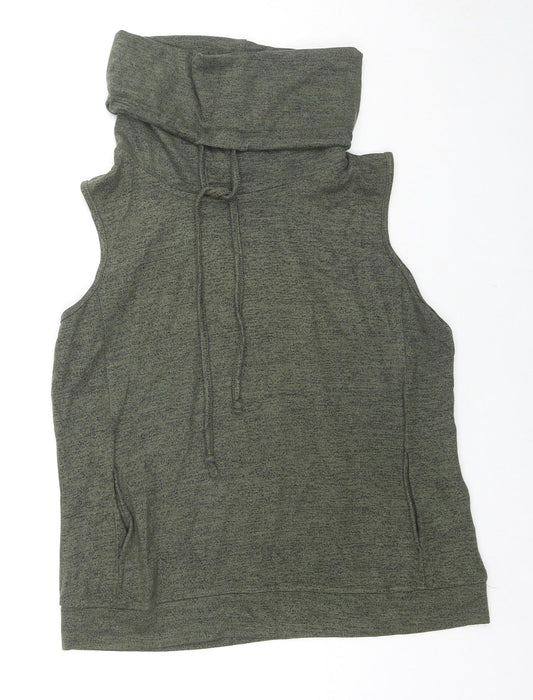 Womens UK Size 12 Select Green Vest Jumper