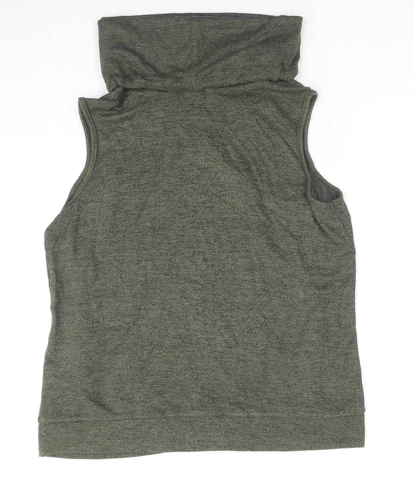 Womens UK Size 12 Select Green Vest Jumper