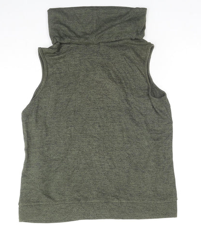 Womens UK Size 12 Select Green Vest Jumper