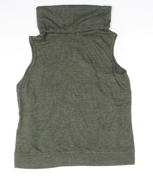 Womens UK Size 12 Select Green Vest Jumper
