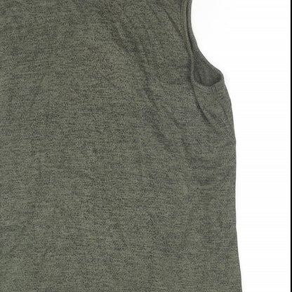 Womens UK Size 12 Select Green Vest Jumper