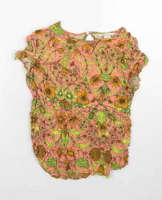 Womens UK Size 6 H&M Multicoloured Basic T-Shirt