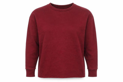 Lotd Womens Red Cotton Pullover Sweatshirt Size S Pullover - Cut Out Back Detail