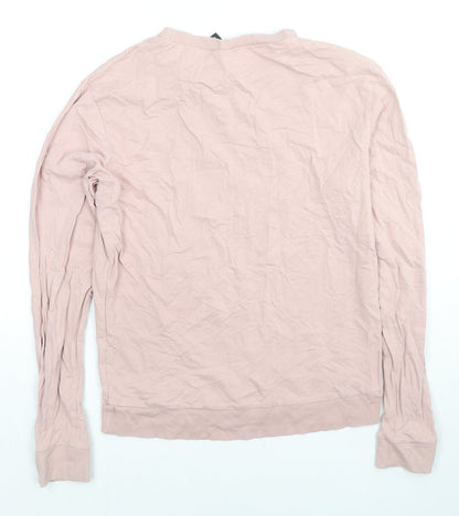 Womens UK Size S H&M Beige Pullover Sweatshirt