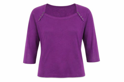 Womens UK Size XL Planet Purple Pullover Jumper