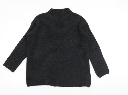 Womens UK Size S Limited Collection Grey Pullover Jumper