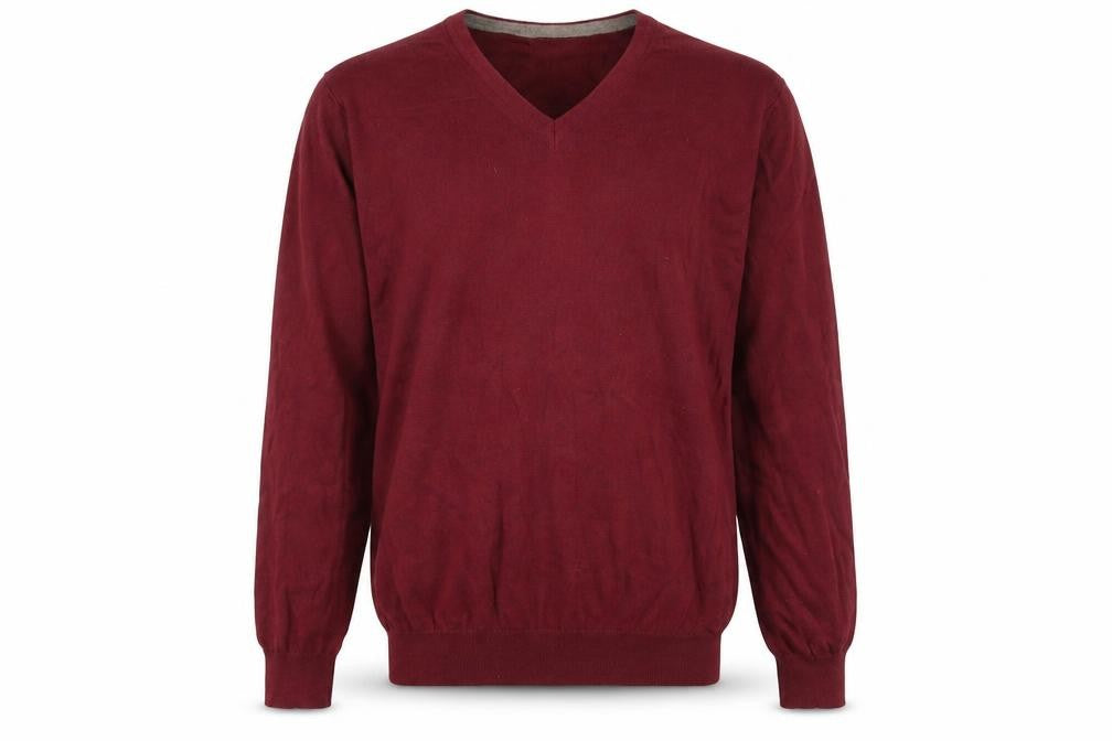 Mens UK Size S John Lewis Red Pullover Jumper