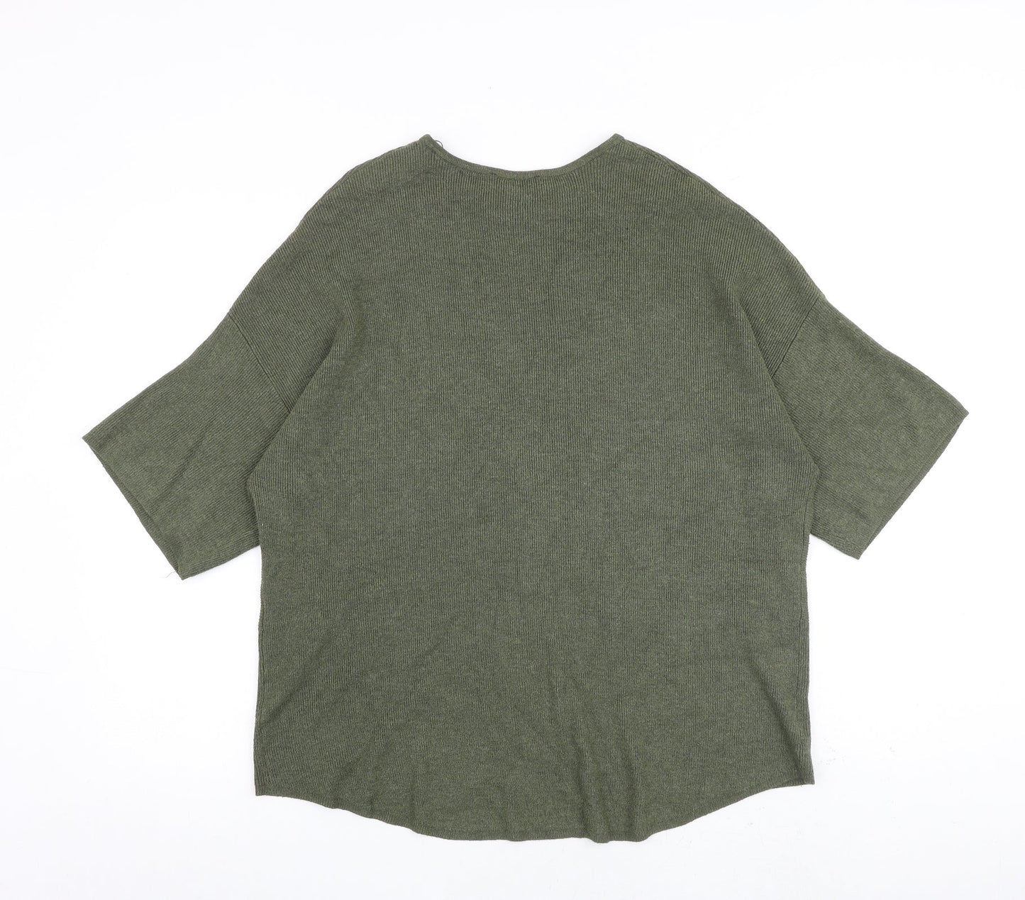 Womens UK Size 6 Warehouse Green Pullover Jumper
