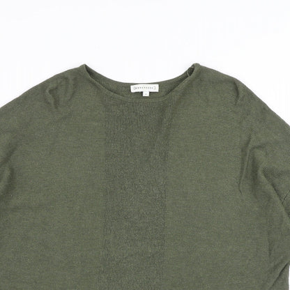 Womens UK Size 6 Warehouse Green Pullover Jumper