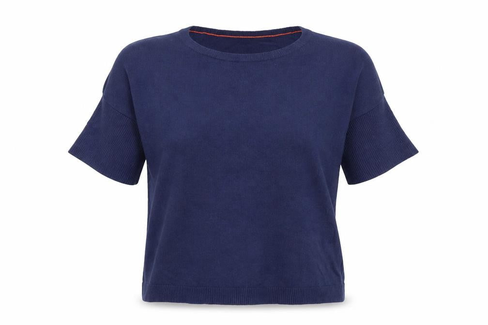 Womens UK Size XS United Colors of Benetton Blue Pullover Jumper
