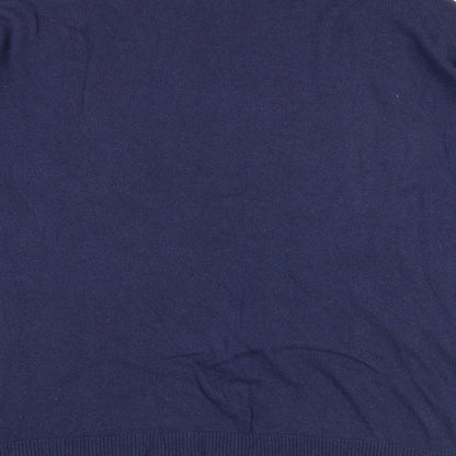 Womens UK Size XS United Colors of Benetton Blue Pullover Jumper