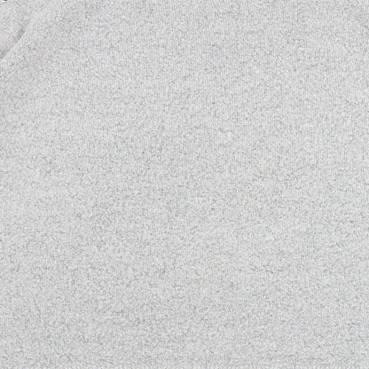 Indigo Womens Grey Round Neck Acrylic Pullover Jumper Size 14