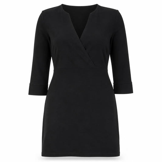 NEXT Womens Black Polyester Ball Gown Size 12 V-Neck Pullover