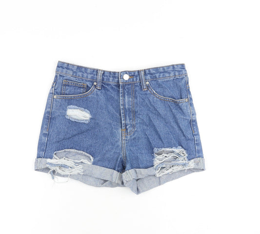 Womens UK Size 8 Momokrom Regular Fit Basic Shorts