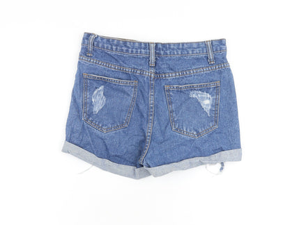 Womens UK Size 8 Momokrom Regular Fit Basic Shorts