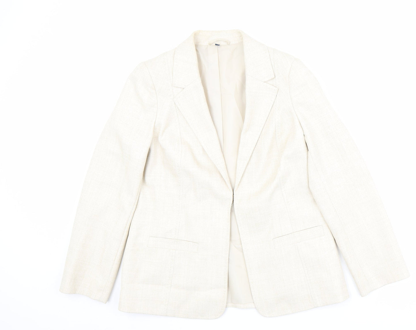 Womens UK Size 12 EWM Beige Jacket