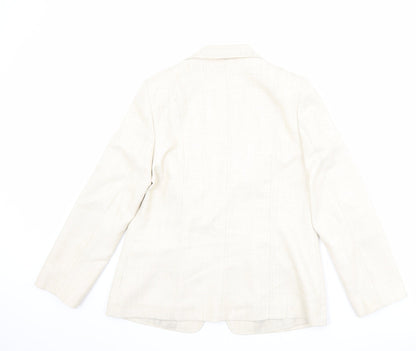 Womens UK Size 12 EWM Beige Jacket