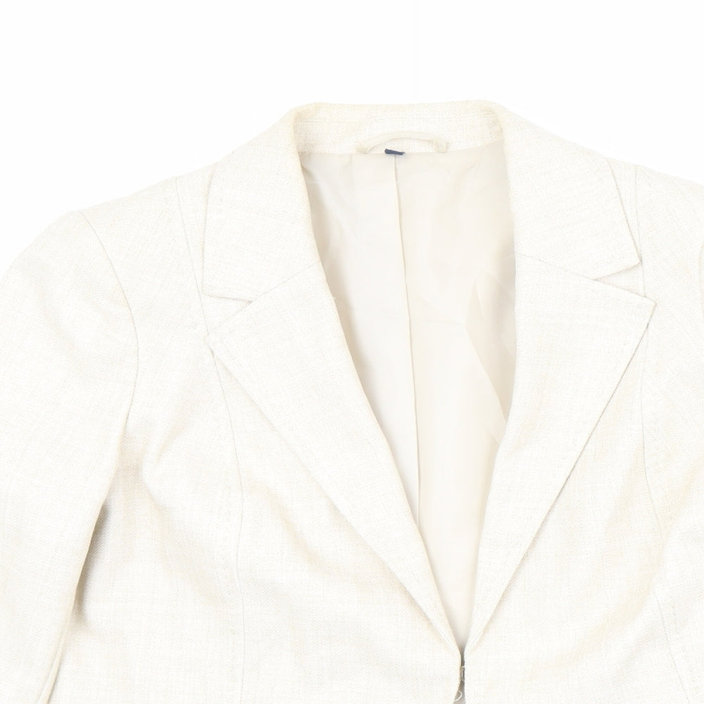 Womens UK Size 12 EWM Beige Jacket