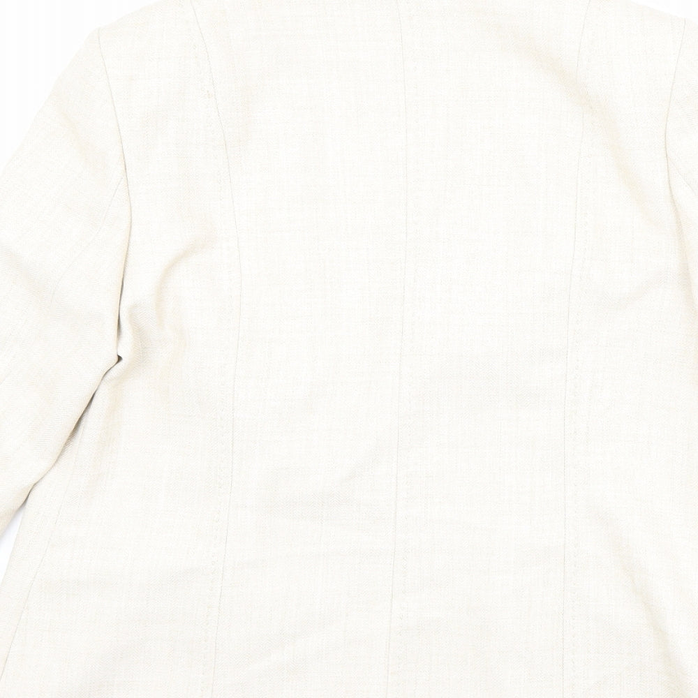 Womens UK Size 12 EWM Beige Jacket