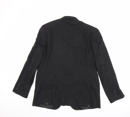 Mens UK Size 42 Marks and Spencer Regular Black Suit Jacket