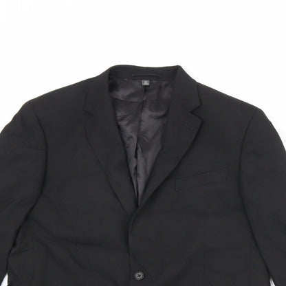 Mens UK Size 42 Marks and Spencer Regular Black Suit Jacket