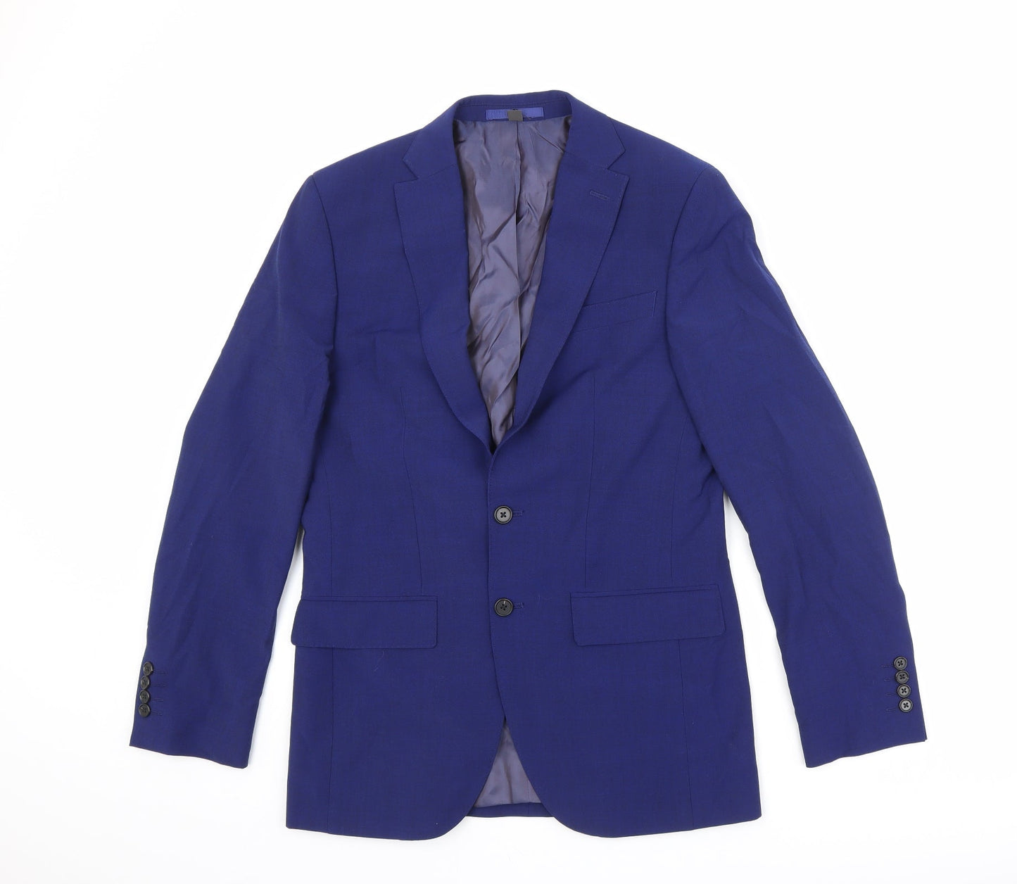 Mens UK Size 36 Marks and Spencer Regular Blue Suit Jacket