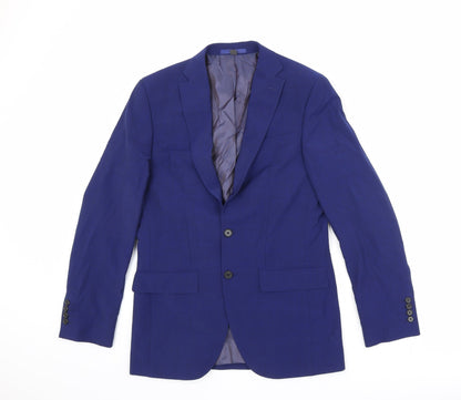 Mens UK Size 36 Marks and Spencer Regular Blue Suit Jacket