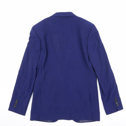 Mens UK Size 36 Marks and Spencer Regular Blue Suit Jacket