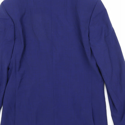 Mens UK Size 36 Marks and Spencer Regular Blue Suit Jacket