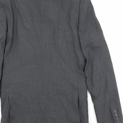 Mens UK Size 34 Marks and Spencer Regular Grey Suit Jacket