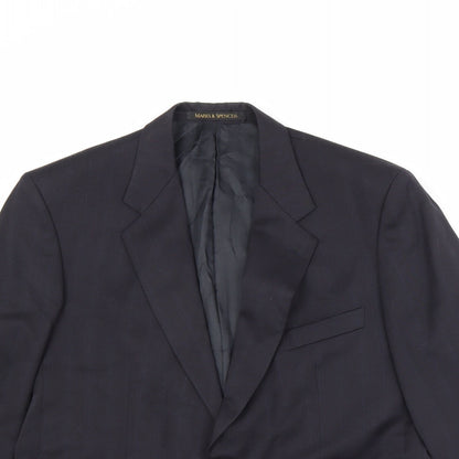 Mens UK Size 42 Marks and Spencer Regular Black Suit Jacket