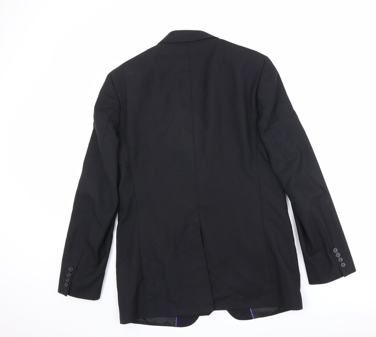 Autograph Mens Black Polyester Jacket Suit Jacket Size 40 Regular