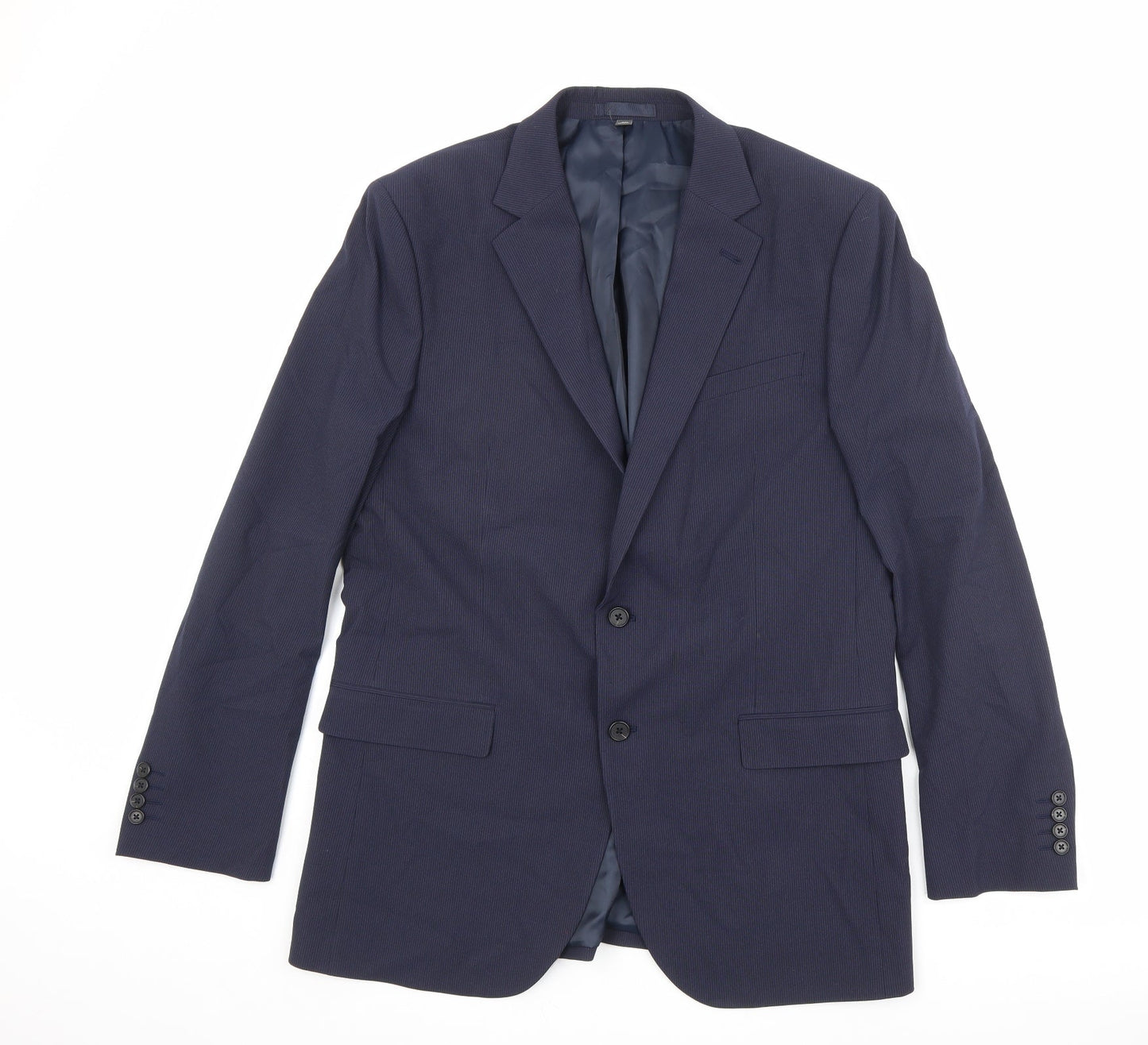 Mens UK Size 42 Marks and Spencer Regular Blue Suit Jacket