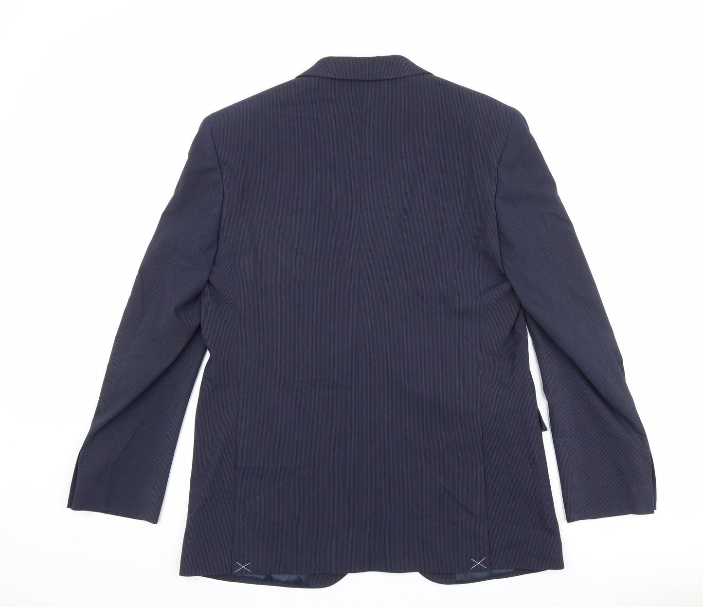 Mens UK Size 42 Marks and Spencer Regular Blue Suit Jacket
