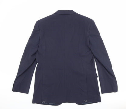Mens UK Size 42 Marks and Spencer Regular Blue Suit Jacket