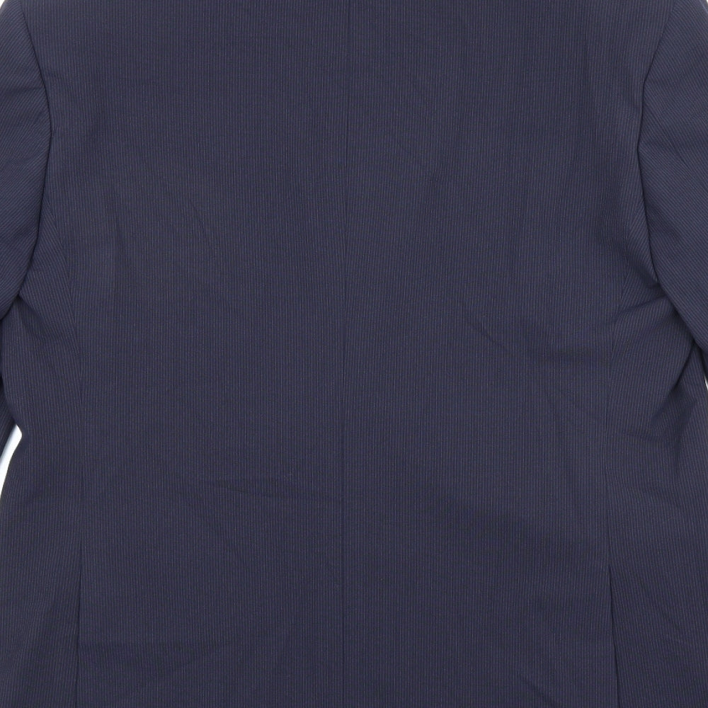 Mens UK Size 42 Marks and Spencer Regular Blue Suit Jacket