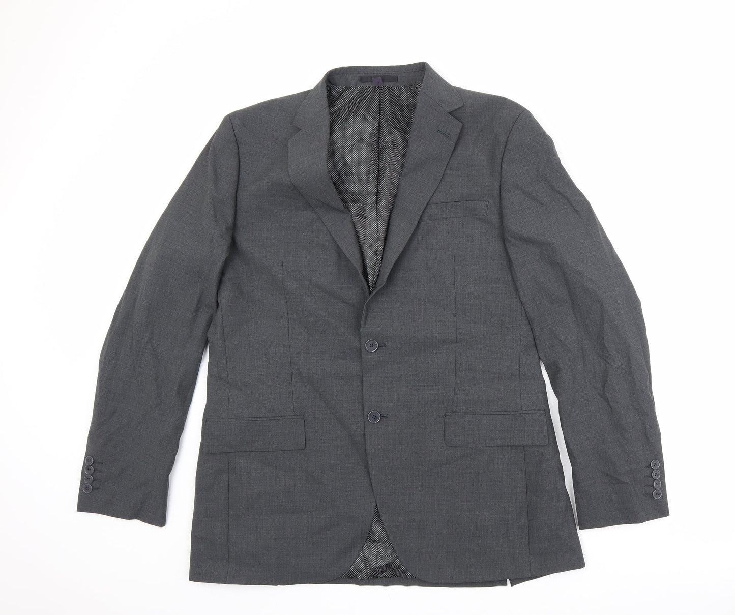 Mens UK Size 42 Marks and Spencer Regular Grey Suit Jacket