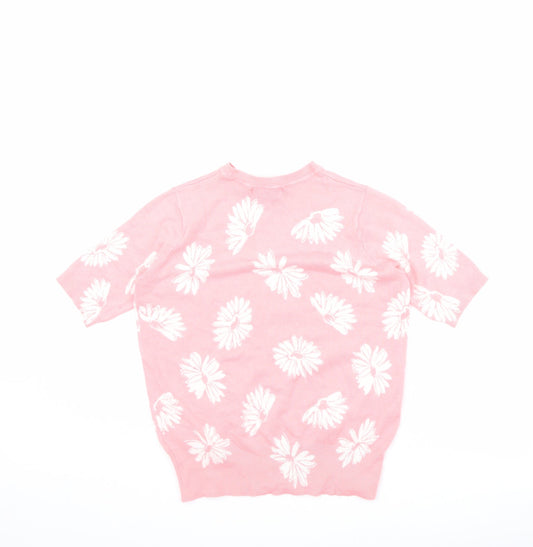 Womens UK Size 6 Marks and Spencer Pink Pullover Jumper