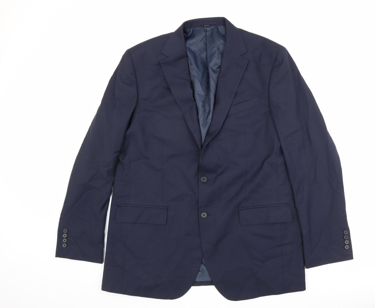 Mens UK Size 44 Marks and Spencer Regular Blue Suit Jacket